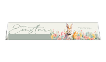 Forest Rabbit Personalised Easter Large Toblerone Bars 100g