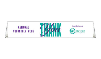 Thank You Volunteer Week Personalised Large Toblerone 100g