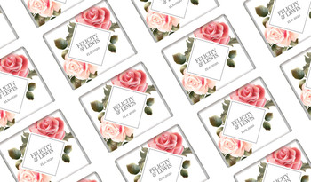 Rose Diamond Wedding Mini Chocolates