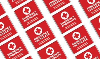 Emergency Chocolate Personalised Mini Chocolates