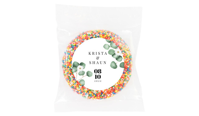 Eucalyptus Personalised Giant Chocolate Freckle