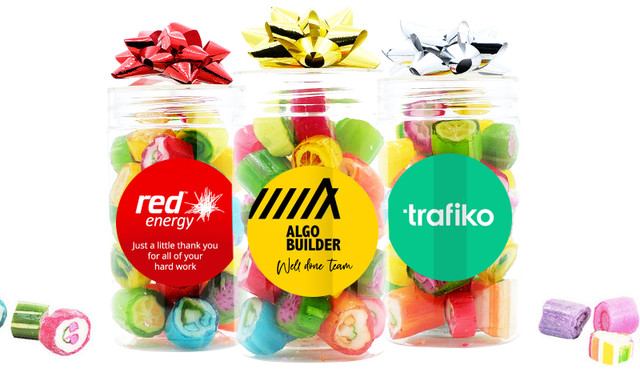 Customised Assorted Rock Candy Jars