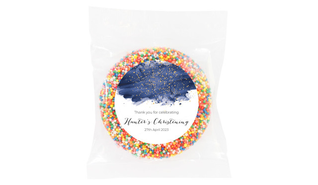 Watercolour Confetti Personalised Christening Giant Freckle