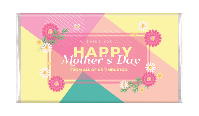 Bold Colours Mother's Day Personalised Chocolate Bars