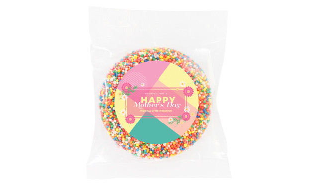 Bold Colours Mother's Day Personalised Chocolate Freckle