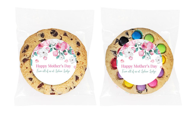 Falling Petals Mother's Day Personalised Day Cookie