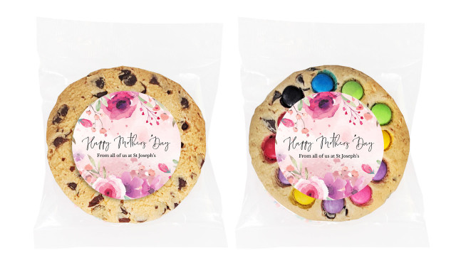 Floral Watercolour Mother's Day Personalised Day Cookie