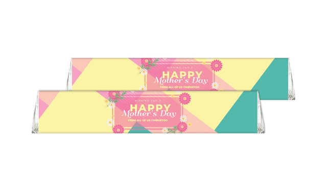 Bold Colours Personalised Toblerone Mother's Day Chocolates 50g