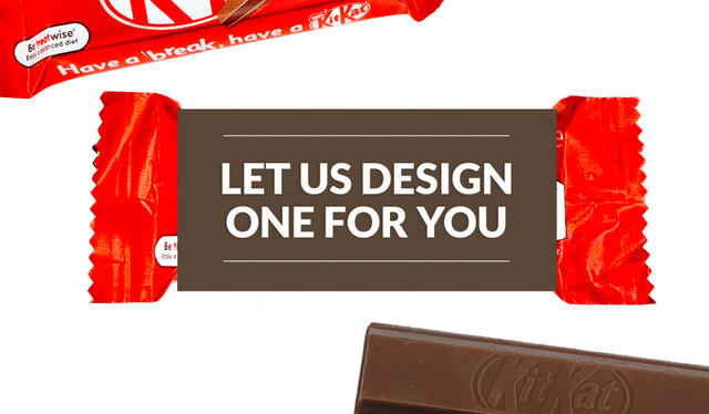Let Us Design For You Kit Kat 2-Finger Custom Sleeve