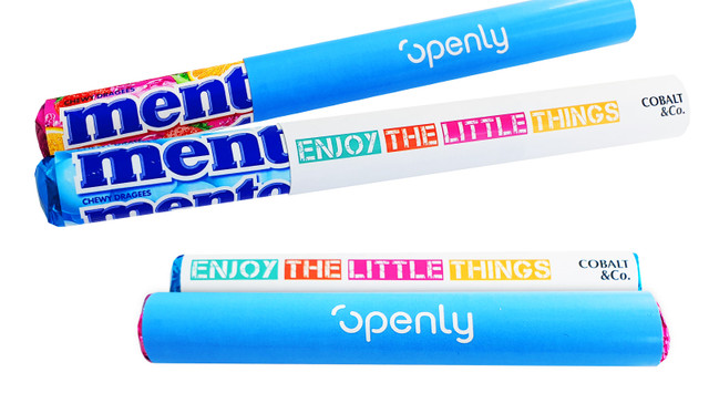 Box Of 40 Personalised Mentos 37g - Choice Of Flavours
