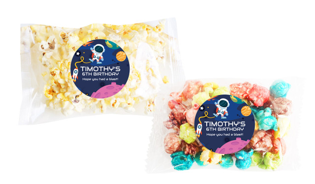 Astronaut Popcorn Bags With Personalisation