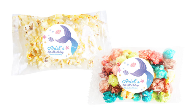 Mermaid Popcorn Bags With Personalisation