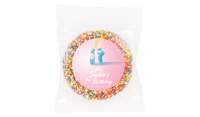 Ballet Shoes Personalised Giant Chocolate Freckle