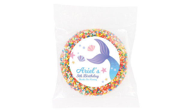 Mermaid Personalised Giant Chocolate Freckle