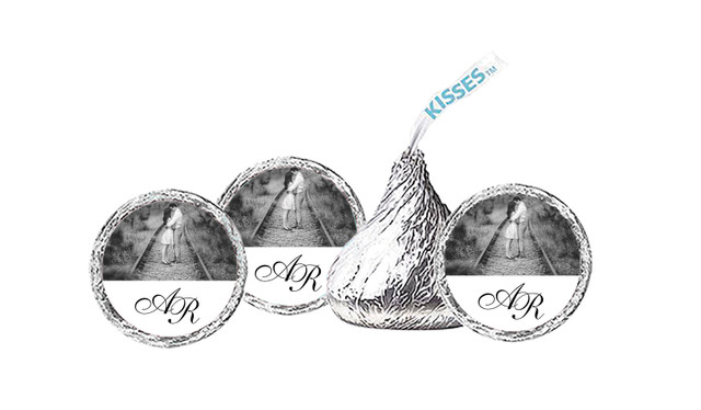 Add A Photo Personalised Wedding Chocolate Hershey's Kisses