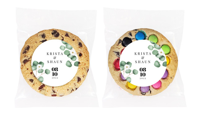 Eucalyptus Personalised Cookie