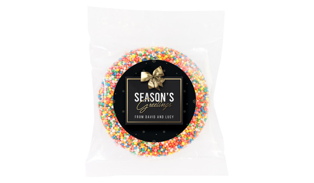 Glossy Gift Black Custom Christmas Giant Chocolate Freckle