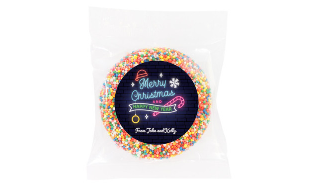 Neon Custom Christmas Giant Chocolate Freckle