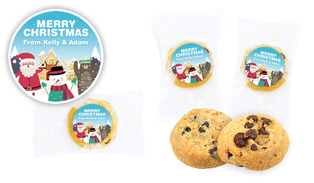 At The North Pole Bite-Size Personalised Cookie 5g
