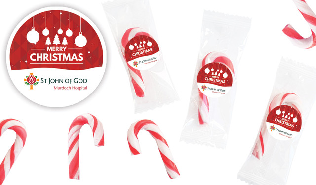 Corporate Personalised Mini Candy Canes
