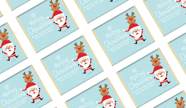 Piggy Back Personalised Christmas Mini Chocolates