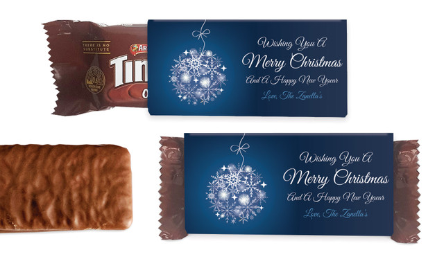 Blue Ornament Individual TimTam TM (Box Of 150)