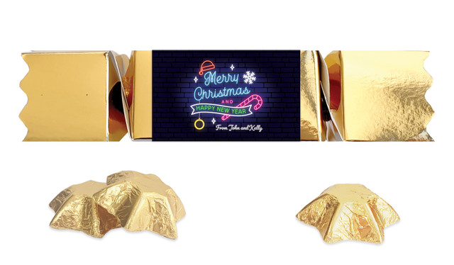 Neon Personalised Christmas Bon Bon