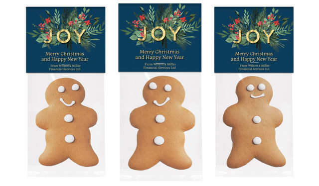 Joy Gingerbread Man With Topper