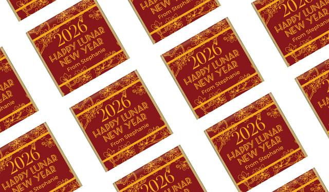 Cherry Blossoms Chinese New Year Mini Chocolates