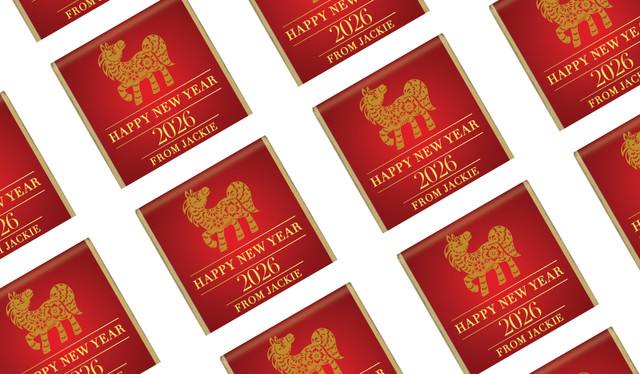 Floral Chinese New Year Mini Chocolates
