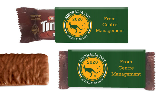 Australia Day Emblem Individual TimTam TM (Box Of 150)