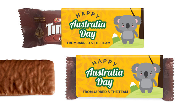 Cute Koala Australia Day Individual TimTam TM (Box Of 150)