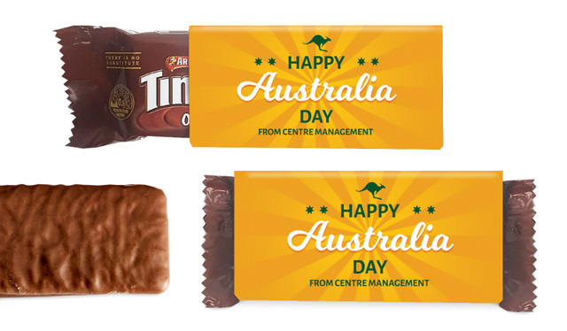 Green & Gold Australia Day Individual TimTam TM (Box Of 150)