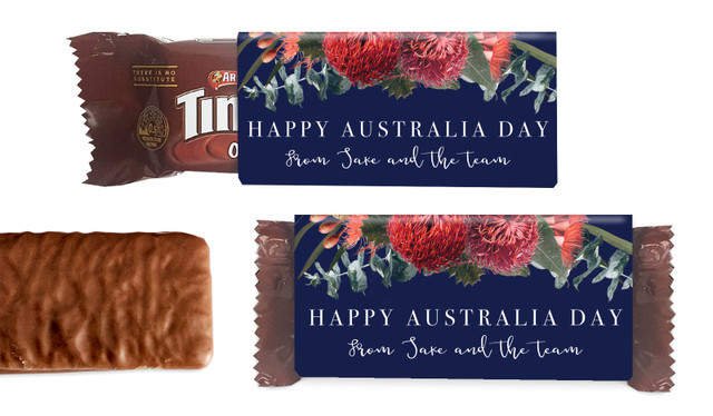 Native Flowers Australia Day Individual TimTam TM (Box Of 150)