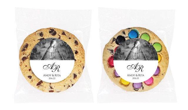 Add A Photo - White Personalised Wedding Cookie