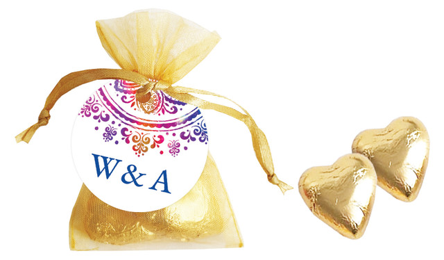 Radiant Mandala Personalised Organza Bag