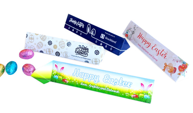Personalised Triangle Easter Egg Box