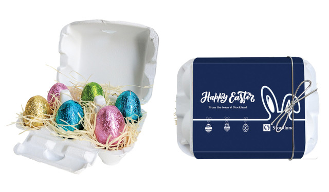 Corporate Personalised Easter Egg Carton