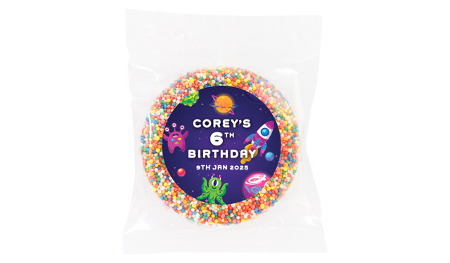 Outerspace Personalised Giant Freckles - Australia's #1 Kids Party Supplies