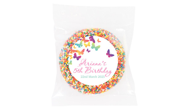 Butterflies Personalised Giant Freckles - Australia's #1 Kids Party Supplies
