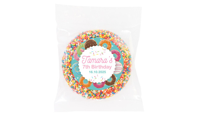 Donut Party Personalised Giant Freckles - Australia's #1 Kids Party Supplies