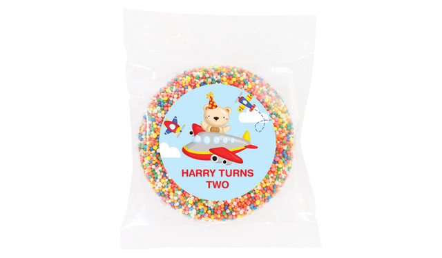Bear Air Plane Personalised Giant Freckles - Australia's #1 Kids Party Supplies