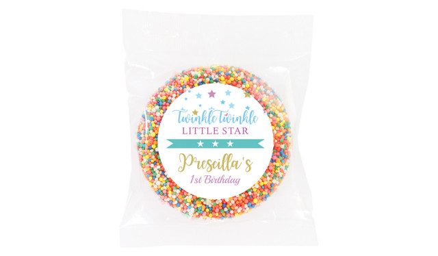 Twinkle Star 1st Birthday Personalised Giant Freckles - Australia's #1 Kids Party Supplies