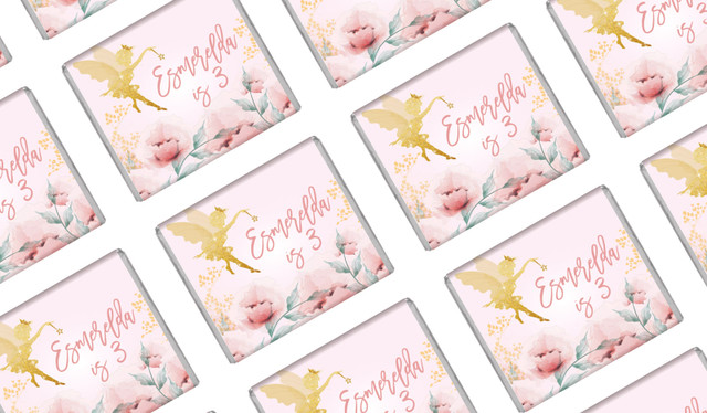 Little Fairy Birthday Personalised Mini Chocolates