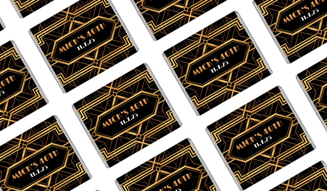 Gatsby Gold Personalised Mini Chocolates - Australia's #1 Kids Party Supplies