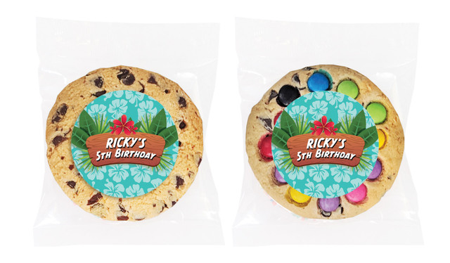 Hawaiian Luau Personalised Birthday Cookie - Australia's #1 Kids Party Supplies