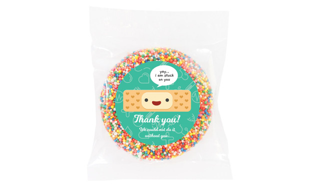 Happy Band Aid Chocolate Personalised Giant Freckles