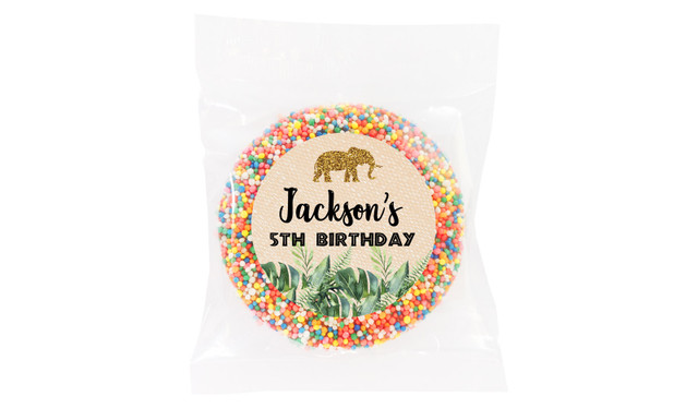 Jungle Gold Birthday Custom Giant Freckles