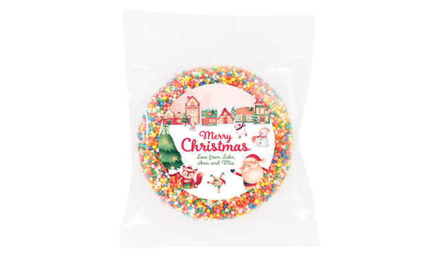 Christmas Village Custom Giant Chocolate Freckle