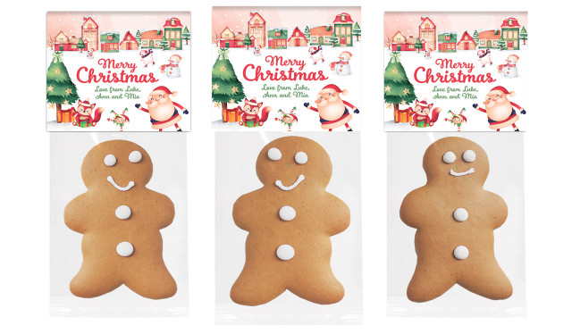 Christmas Village Gingerbread Man With Topper